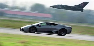 Is lamborghini faster than a jet?