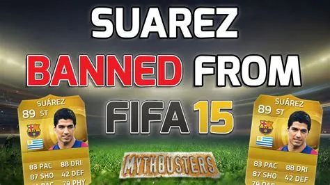 Why was suarez banned from fifa?