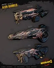 Are there alien guns in borderlands 2?