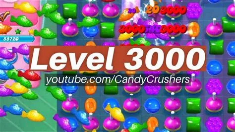 What is the 3000 for on candy crush?