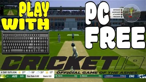 Can i play cricket 22 with keyboard?