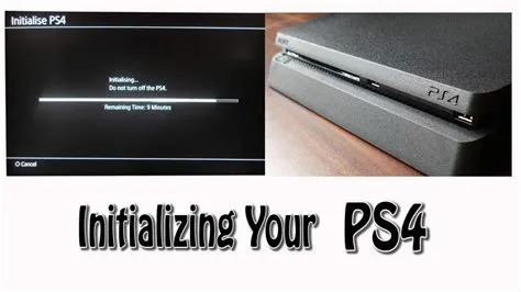 Why is my ps4 slow after initializing?