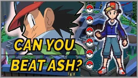 Who can defeat ash ketchum?