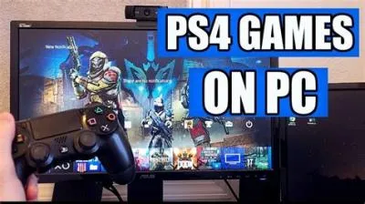 Can i run a ps4 through a pc?