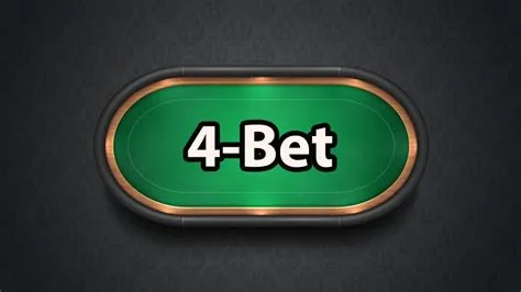 What is a 3 bet and 4-bet in poker?