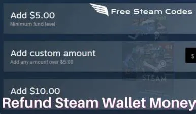 Can i refund steam wallet?