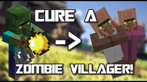 How do you cure villagers?