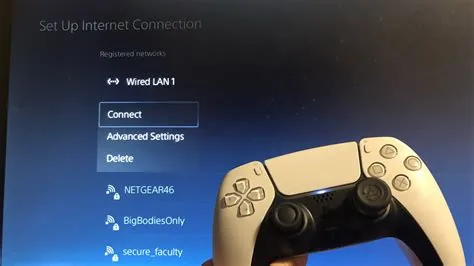 Why wont my ps5 connect to the internet?