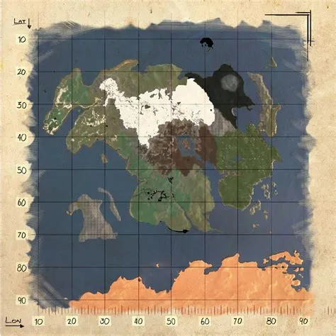 How big is lost island compared to other maps?