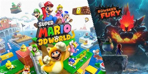 Is super mario 3d world and bowsers fury the same game?