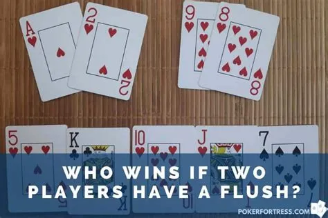 Who wins if two players have a flush?