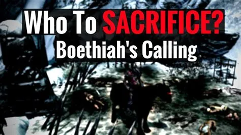 Who can i sacrifice to boethiah?