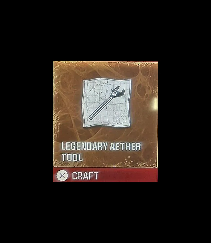 What is the legendary aether tool?