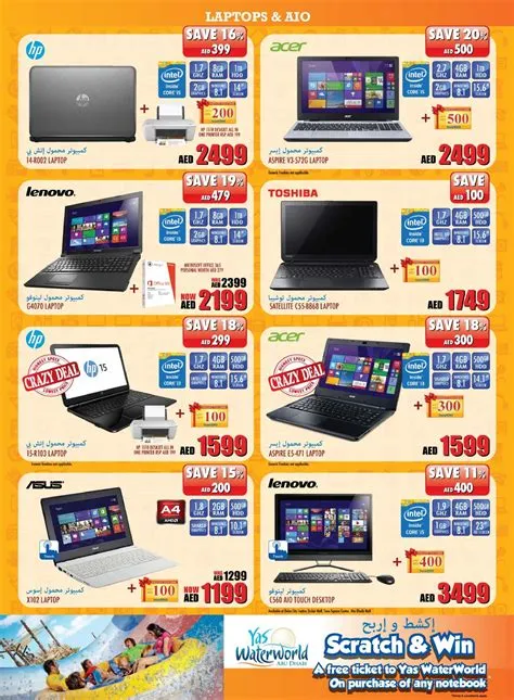 Why laptops in dubai are cheap?