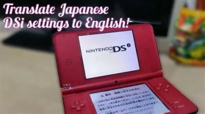 Can i change my 3ds from japanese to english?