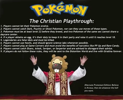 Can christians have pokémon?