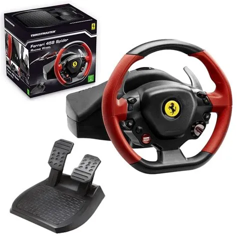 What is the thrustmaster ferrari 458 spider compatible with?