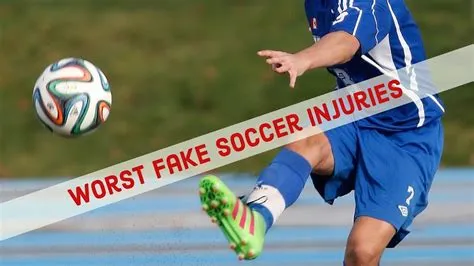 Can a player fake injury?