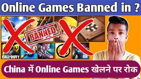 Is online gaming banned in china under 18?