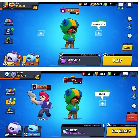 Can you share a brawl stars account?