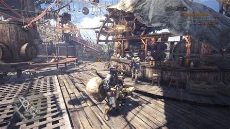 How many people can be in a monster hunter world lobby?