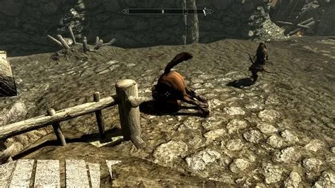 What happens when a horse dies in skyrim?