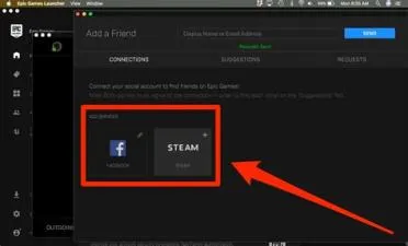 Can you add friends on epic games without launcher?