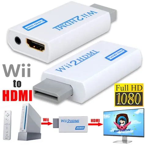 What does wii to hdmi do?