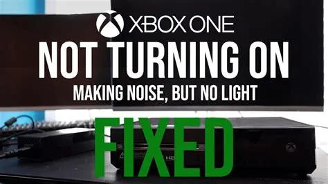 Why does the xbox make a noise when turned?