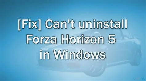 Will i lose my progress if i uninstall forza horizon 5 pc?