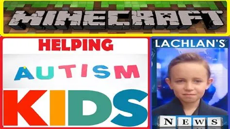 Why do autistic kids like minecraft?