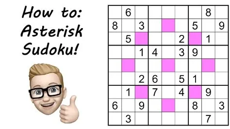 What is asterisk sudoku?