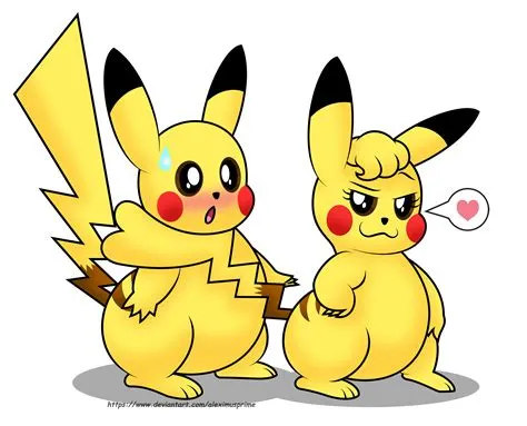 Who does pikachu fall in love with?