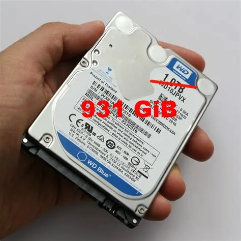 Why is a 1tb drive only 931gb?