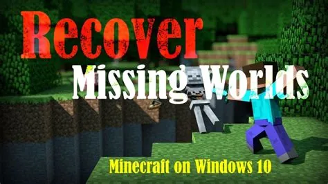 Why is my minecraft world missing?