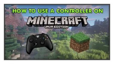 Can i use controller to play minecraft?