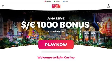 What is the minimum deposit for spin casino?