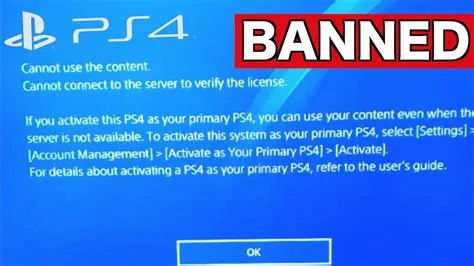 Can you get banned on ps4 for swearing?