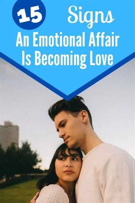 When affairs turn to love?