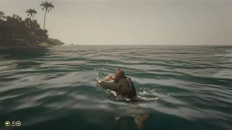 Why cant arthur morgan swim?