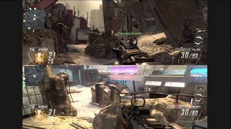 Which cod has offline split-screen?