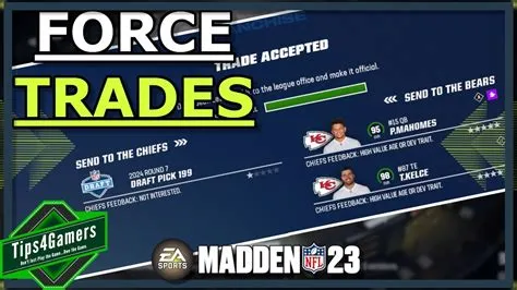 Can you make trades as a player in madden franchise?