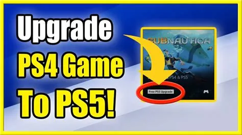 Can ps4 be upgraded to ps5?