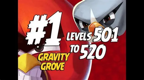 What is the gravity in angry birds?