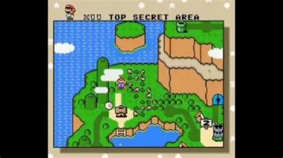 Where is the secret area in mario world super?