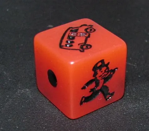 Does monopoly have a red dice?