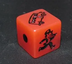 Does monopoly have a red dice?