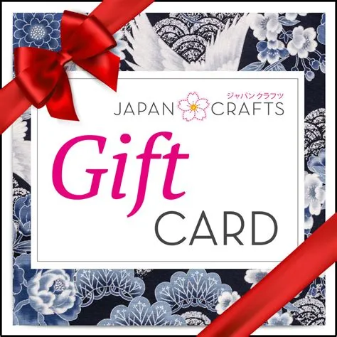 What is the name of japanese gift card?