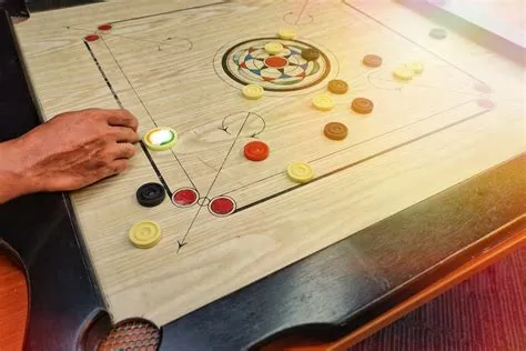 What is the trick of carrom?