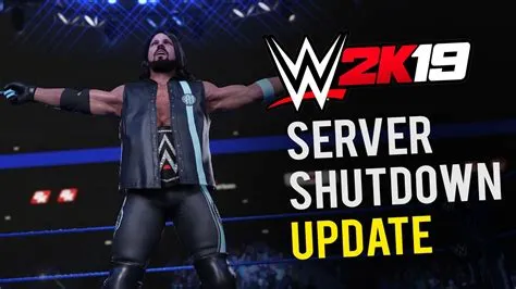 Is wwe 2k19 servers still up?